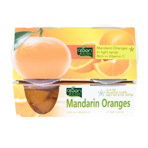 Mandarin Oranges 2x4oz